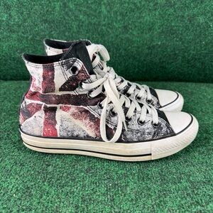 Converse Chuck Taylor All Star High Top Shoes Union Jack British Flag Size 8.5